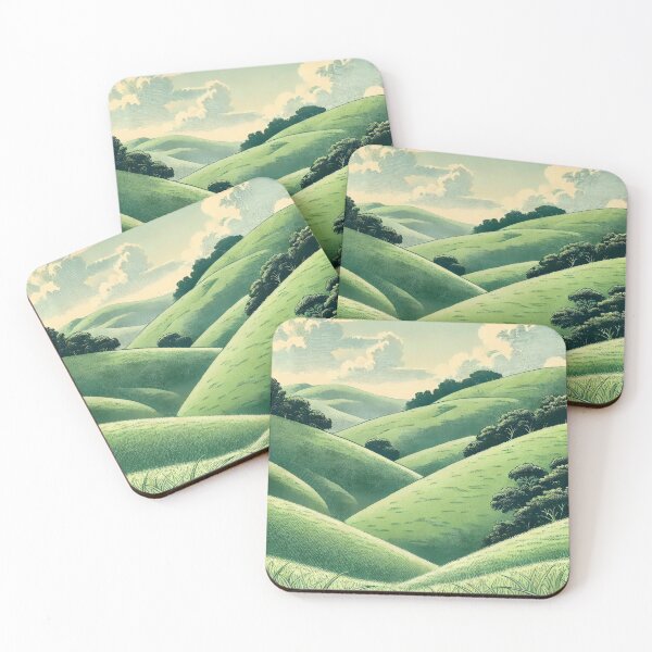 Item preview, Arriving at Goki - A Contemporary Ukiyo-e Nature Landscape designed and sold by Kijiermono.