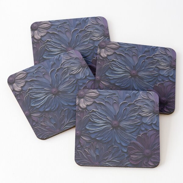 Item preview, Textured Moody Flowers - Moody Flower Pattern designed and sold by Urbanwraps.