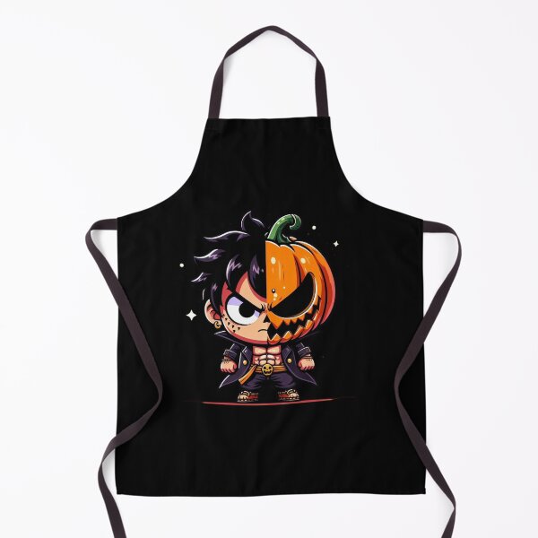 Artikelvorschau, Chibi Ruffy halb Mensch, halb Kürbis Halloween Design entworfen und verkauft von KakangMudi.