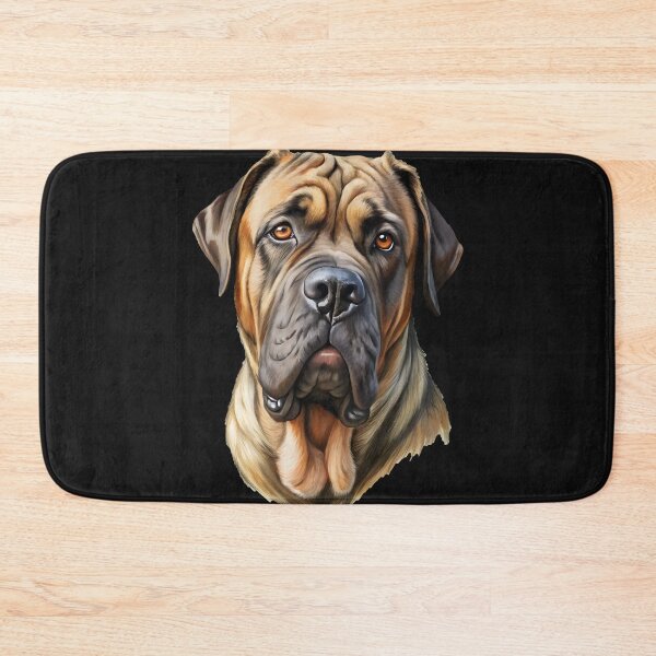 Item preview, Majestic Bullmastiff Head Realistic Art Detailed Expression Loyalty Strength designed and sold by Rostislav Bouda.