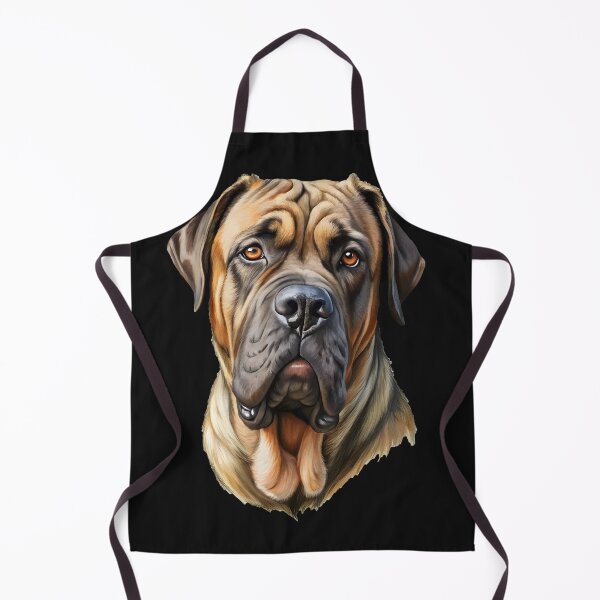 Item preview, Majestic Bullmastiff Head Realistic Art Detailed Expression Loyalty Strength designed and sold by Rostislav Bouda.