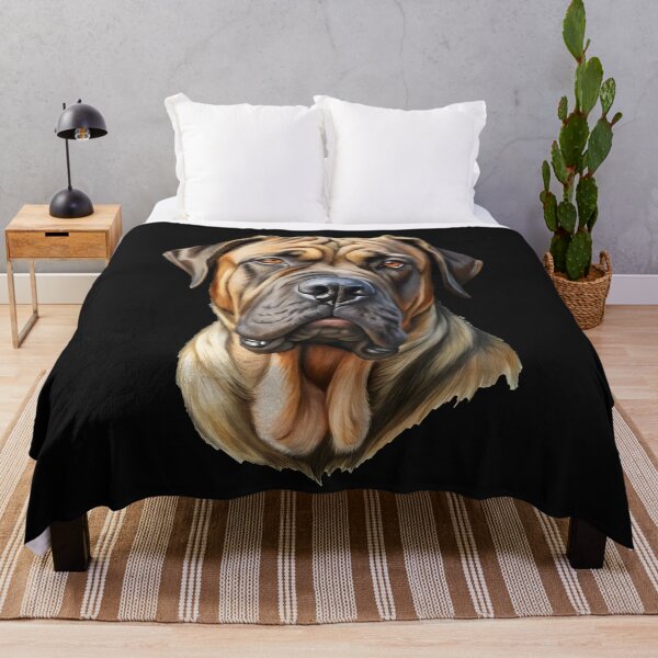 Item preview, Majestic Bullmastiff Head Realistic Art Detailed Expression Loyalty Strength designed and sold by Rostislav Bouda.