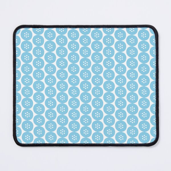 Item preview, Soft Bloom: A Gentle Flower on Pastel Blue Pattern, Unique designed and sold by villacreativa.