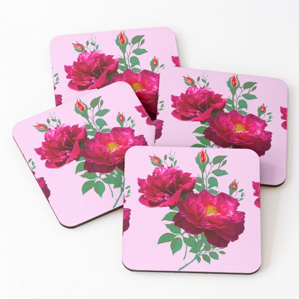 Item preview, Rose flowers in vivid red designed and sold by SueKnox.