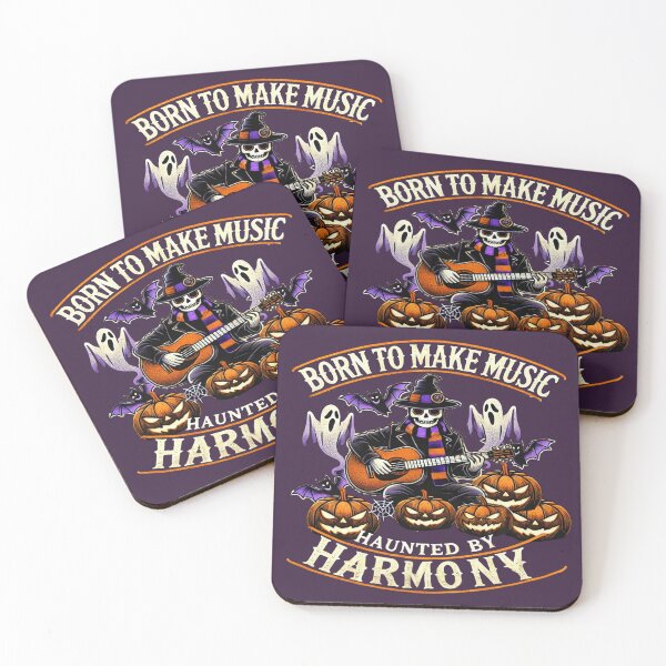 Item preview, Born to Make Music, Haunted by Harmony- Halloween Musician designed and sold by Rajasekar.