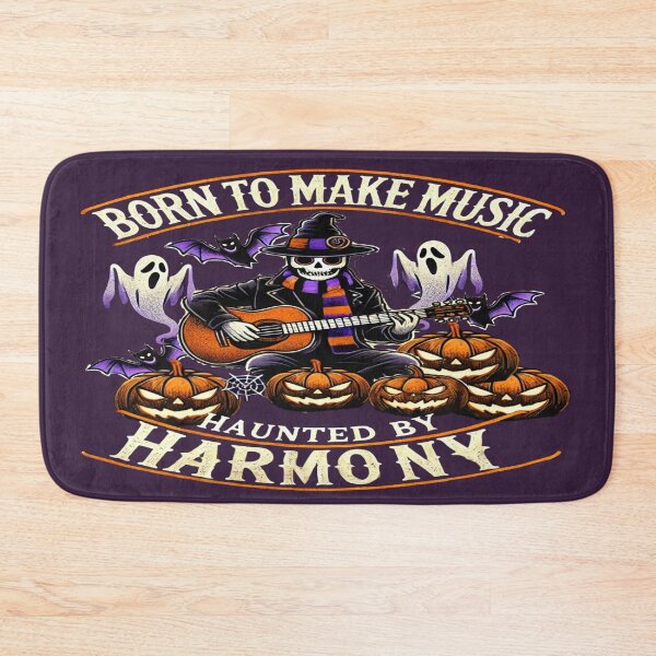 Item preview, Born to Make Music, Haunted by Harmony- Halloween Musician designed and sold by Rajasekar.