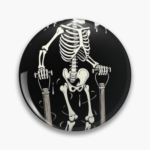 Artikelvorschau, „Bone Fail! Skelett mit Nunchakus – Lustiges Halloween-T-Shirt“ entworfen und verkauft von AI-volution.
