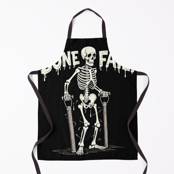 Item preview, "Bone Fail! Skeleton with Nunchucks - Funny Halloween T-Shirt" designed and sold by AI-volution.
