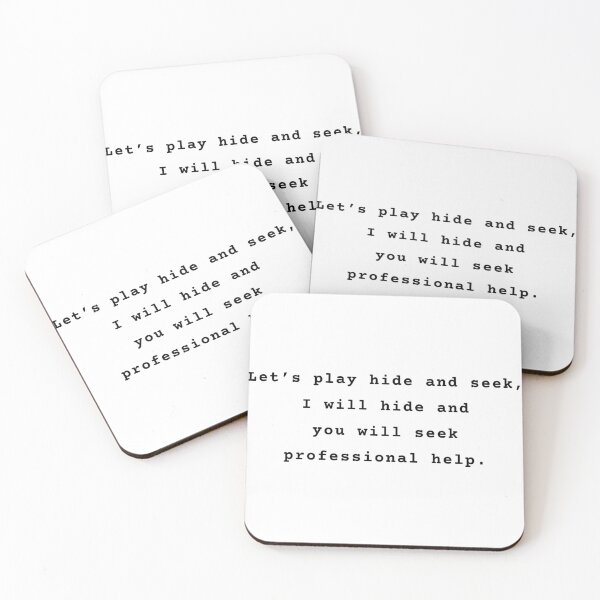 Item preview, Let's play hide and seek, i will hide and you will seek professional help designed and sold by Jessystile.