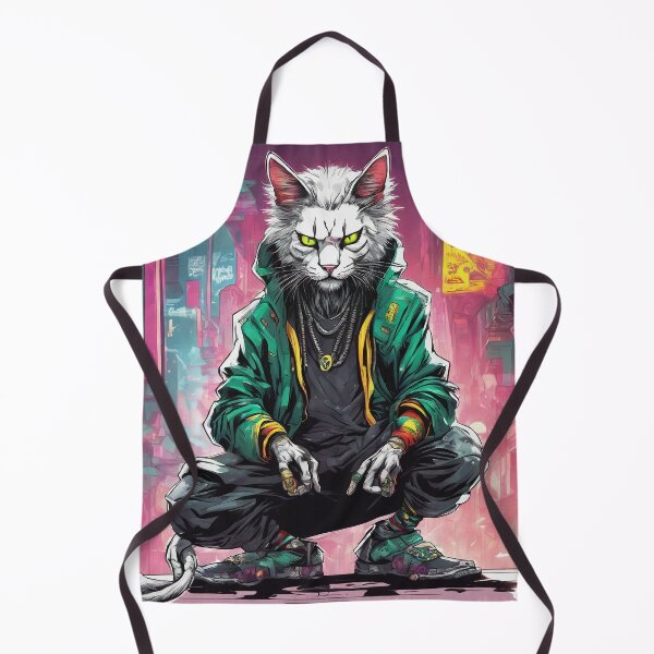 Item preview, Urban Cyberpunk Cat Rebel designed and sold by WILD-WILD-CAT.