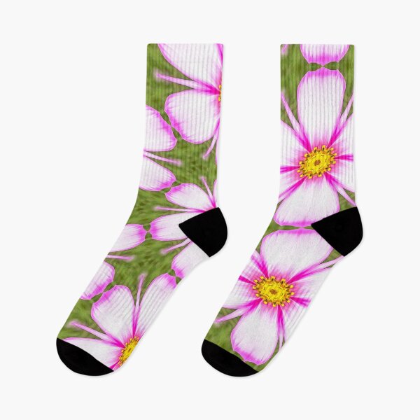 Item preview, Cosmos Flowers Pattern designed and sold by Patternflower.