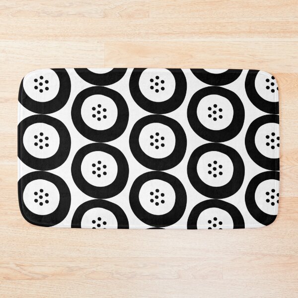 Item preview, A Gentle Flower on Black and White, Pattern, Unique designed and sold by villacreativa.