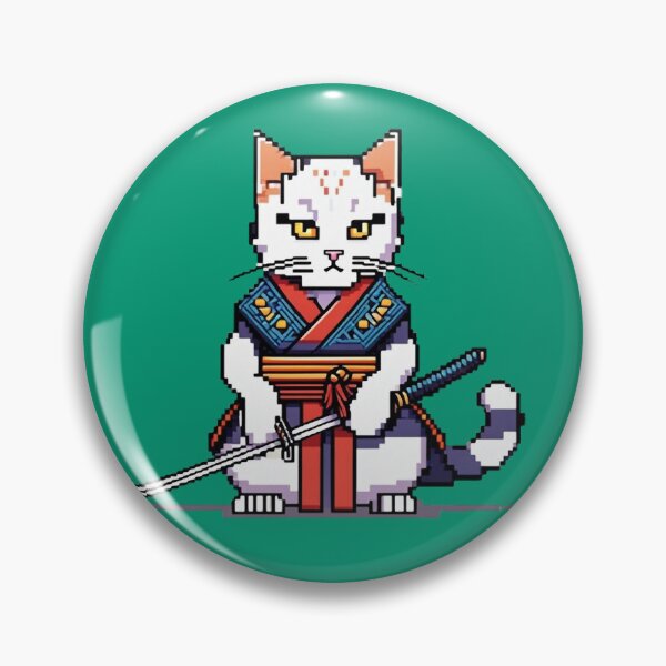Item preview, Fierce Samurai Cat designed and sold by WILD-WILD-CAT.