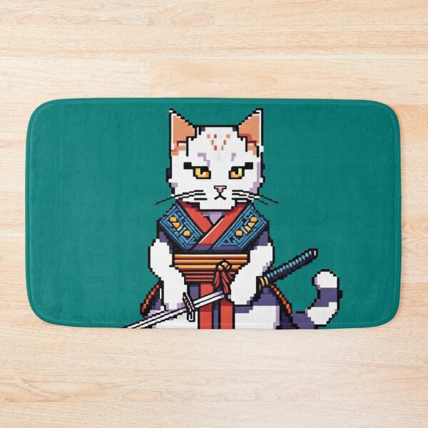 Item preview, Fierce Samurai Cat designed and sold by WILD-WILD-CAT.