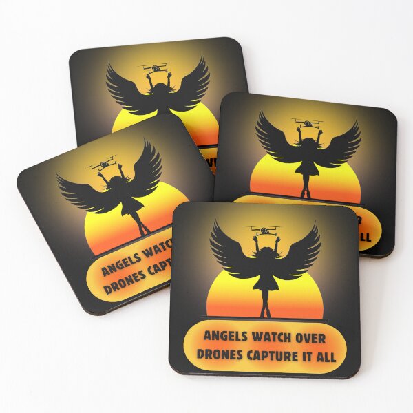 Item preview, Angels Watch Over, Drones Capture It All.Drone Pilot. designed and sold by JAGA-ALIME.