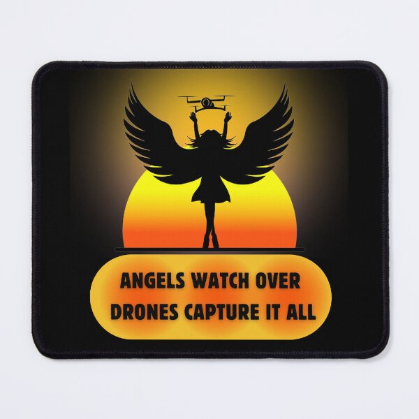Item preview, Angels Watch Over, Drones Capture It All.Drone Pilot. designed and sold by JAGA-ALIME.