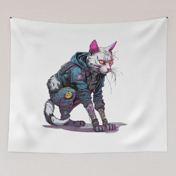 Item preview, Punk Cat Rebel designed and sold by WILD-WILD-CAT.
