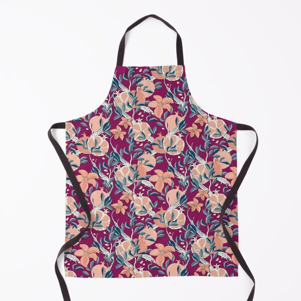 Item preview, Pomegranate trees, Burgundy version designed and sold by Alex Blud.