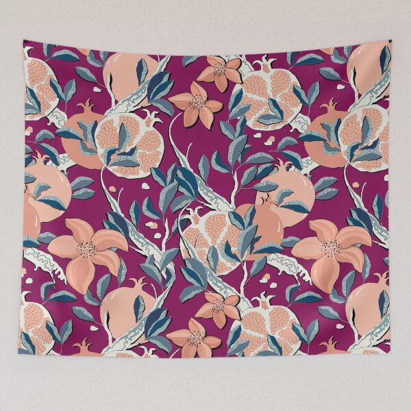 Item preview, Pomegranate trees, Burgundy version designed and sold by Alex  Blud.