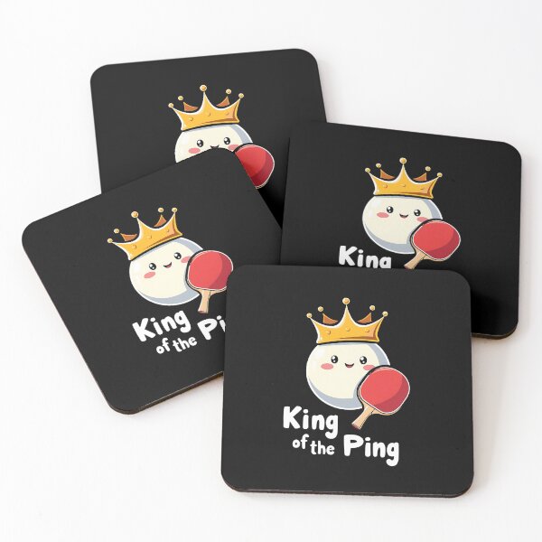Item preview, "King of the Ping - Funny Ping Pong Ball Wearing a Crown T-Shirt" designed and sold by AI-volution.