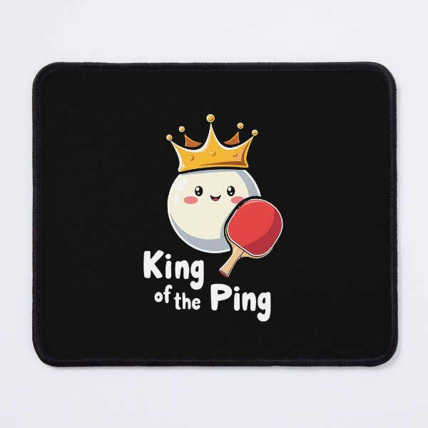 Item preview, "King of the Ping - Funny Ping Pong Ball Wearing a Crown T-Shirt" designed and sold by AI-volution.