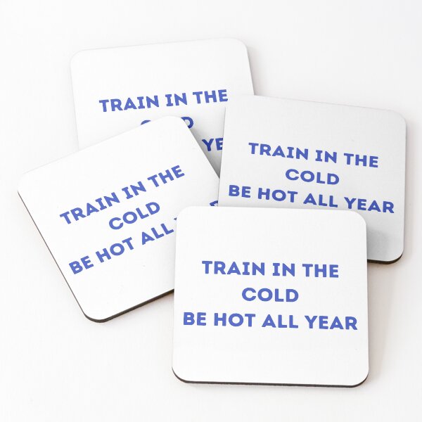Item preview, Train in the Cold, Be Hot All Year | Perfect for Winter arc Gym Motivation designed and sold by DesignDazzles.