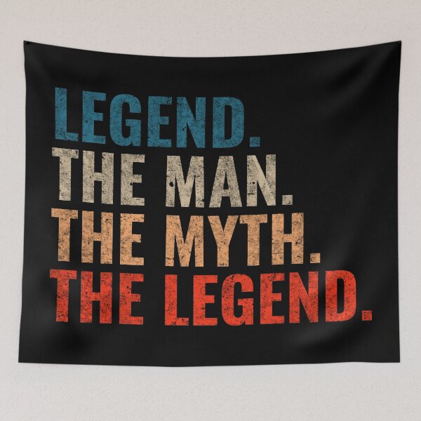 Item preview, Legend The Man The Myth The Legend Legend Name Retro 70s distress designed and sold by Teelogic.