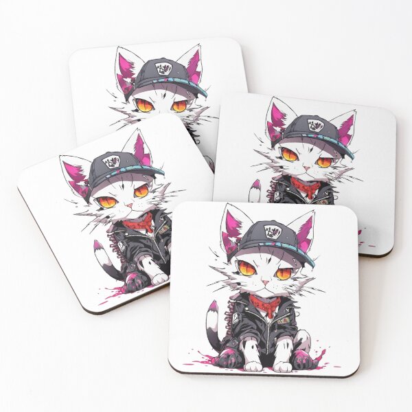 Item preview, Punk Cat Rebel designed and sold by WILD-WILD-CAT.