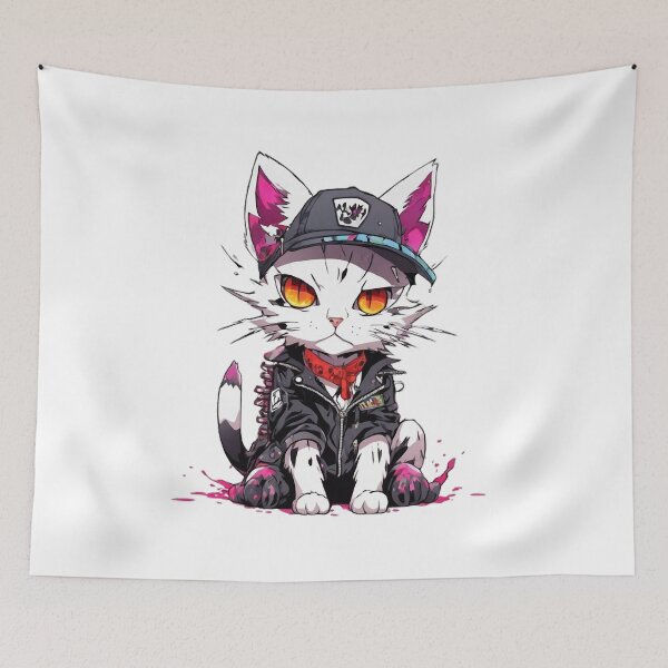 Item preview, Punk Cat Rebel designed and sold by WILD-WILD-CAT.