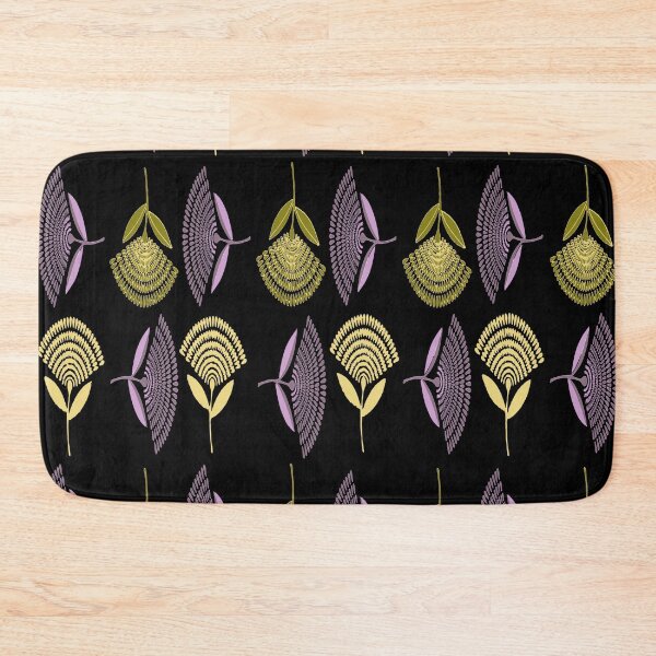 Item preview, Mid Century Floral Dandelion in Lilac And Beige designed and sold by taiche.