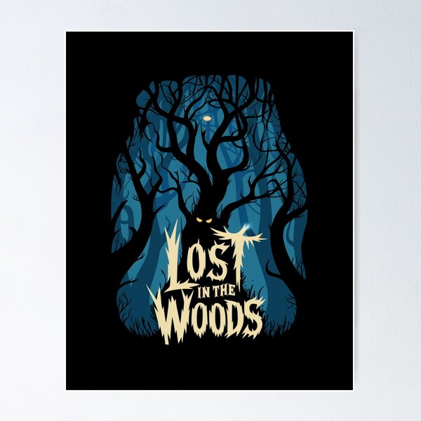 Item preview, Eerie Forest Silhouette: Lost in the woods designed and sold by Davideus.