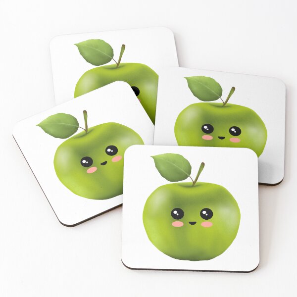 Item preview, apple green smile designed and sold by poonzapoon.