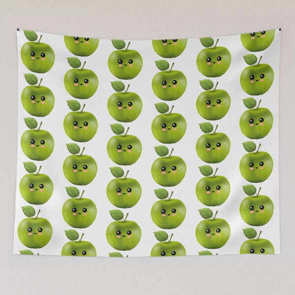 Item preview, apple green smile designed and sold by poonzapoon.