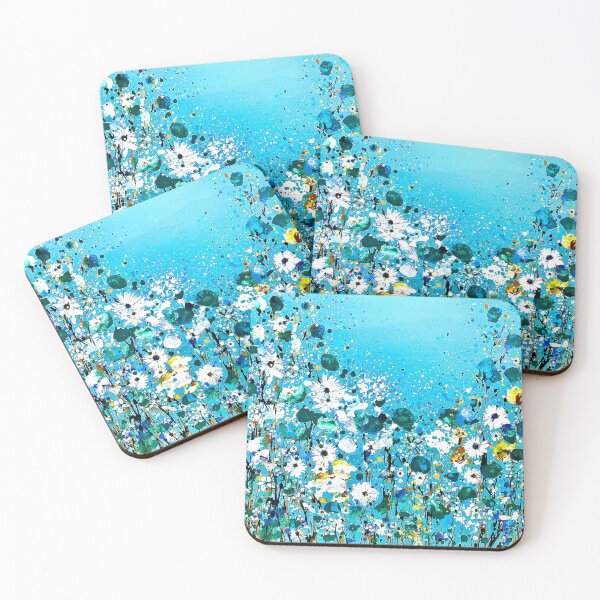 Item preview, Teal Garden  designed and sold by Sally Oasis Paintings.