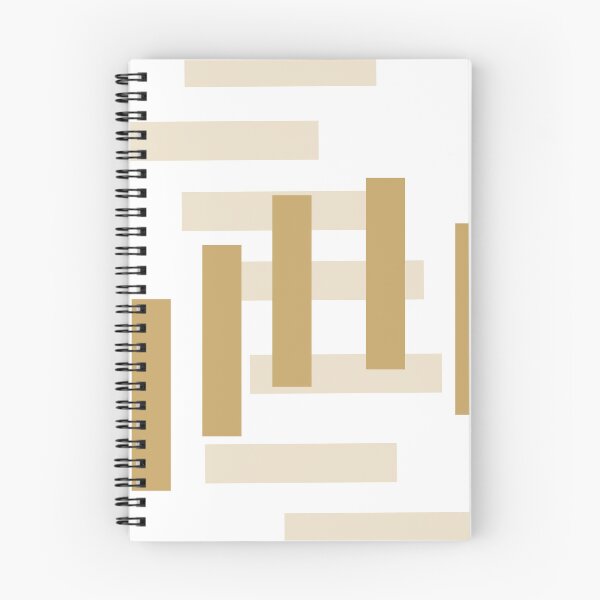 Item preview, Golden Harmony: A Pattern of Bold Vertical and Subtle Horizontal Lines, Unique designed and sold by villacreativa.