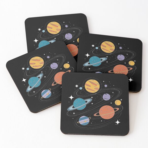 Item preview, Vibrant Solar System: Colorful Orbiting Planets designed and sold by love3617.