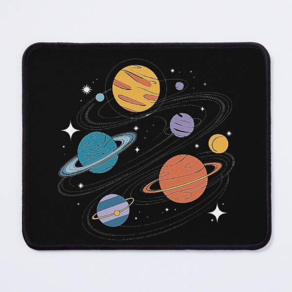 Item preview, Vibrant Solar System: Colorful Orbiting Planets designed and sold by love3617.