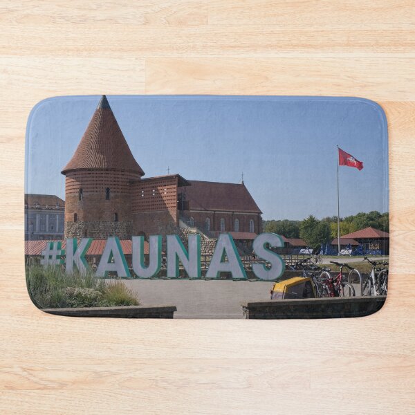Item preview, Kaunas castle. People walking in Kaunas. Streets, buildings. Lifestyle in the urban area. designed and sold by Maurizio Fabbroni.