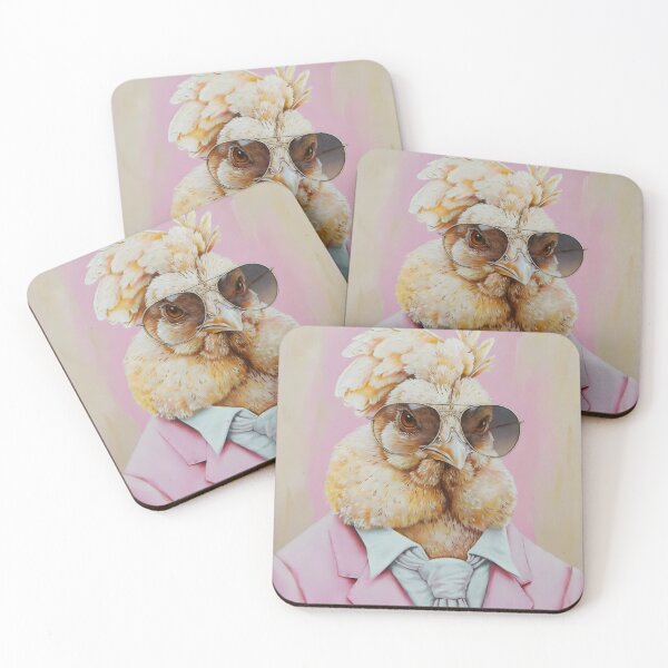 Item preview, Pink Suit Chicken designed and sold by WANBASTEN.