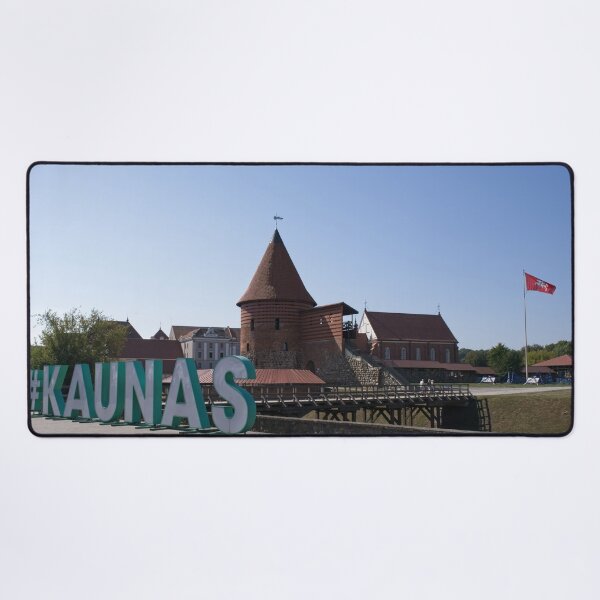 Item preview, Kaunas castle. People walking in Kaunas. Streets, buildings. Lifestyle in the urban area. designed and sold by Maurizio Fabbroni.