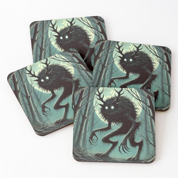 Item preview, Nightstalker Fiend: Eerie Cult Creature in a Haunted Fores designed and sold by maxthegrem.