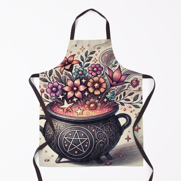 Item preview, A cauldron bubbling with stars and flowers designed and sold by RandomlyNamed.