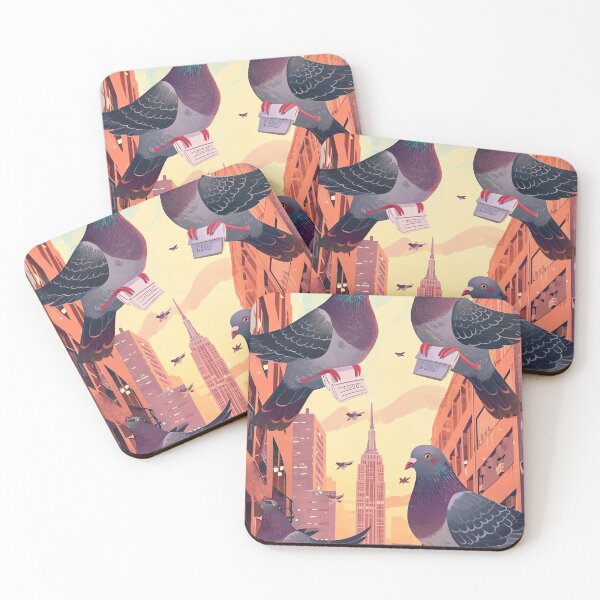 Item preview, Mail Carrier Pigeons designed and sold by cute-animals99.
