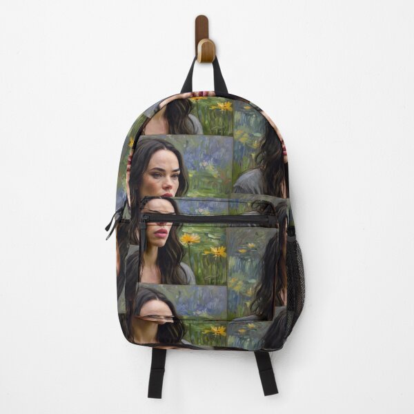 Item preview, Beautiful impressionistic artwork of a pretty French girl and flowers - After Monet designed and sold by Vintage Designs +.