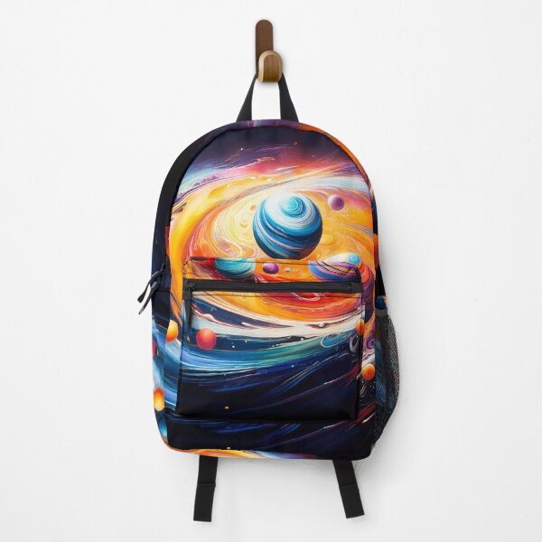 Item preview, a vibrant colors and swirling forms Design depicting a celestial scene. designed and sold by HEMRO.