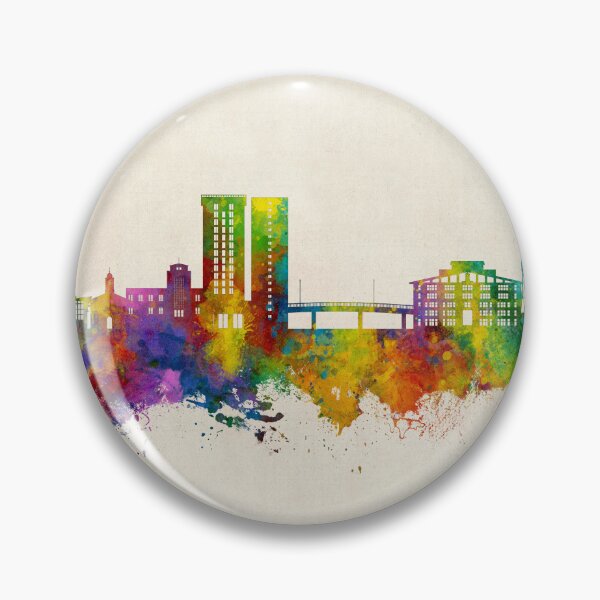 Item preview, Burbank California Skyline designed and sold by ArtPrints.