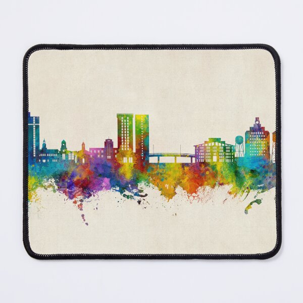 Item preview, Burbank California Skyline designed and sold by ArtPrints.