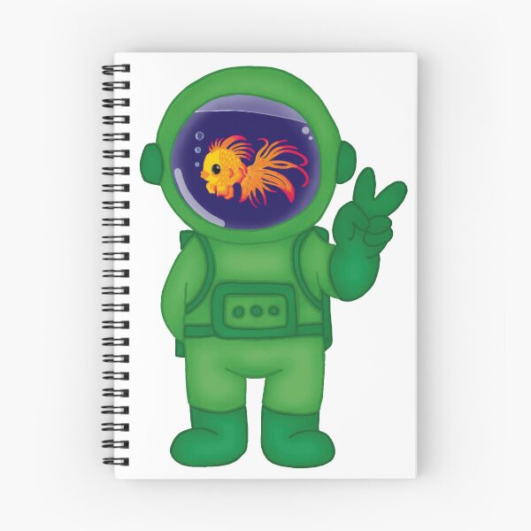 Item preview, Copy of Fish the Colors of the Rainbow Astronaut- Green designed and sold by ChaosAndLace.