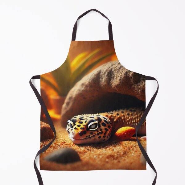 Item preview, Leopard Gecko Sleeping Under Rock designed and sold by NocturnalNook.