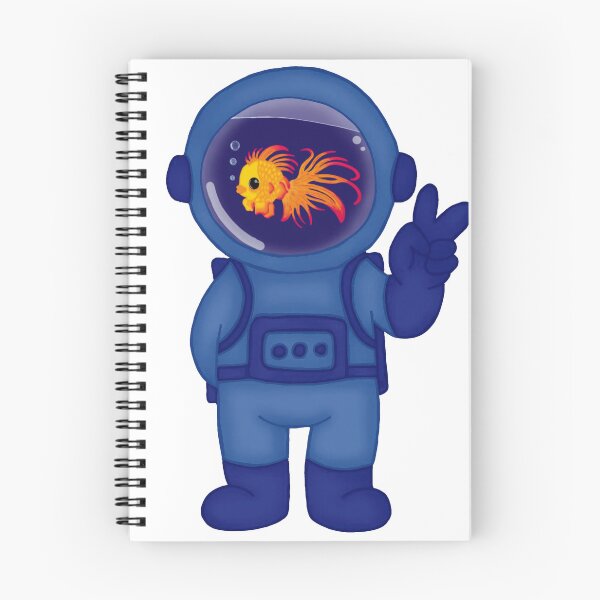 Item preview, Copy of Fish the Colors of the Rainbow Astronaut- Blue designed and sold by ChaosAndLace.
